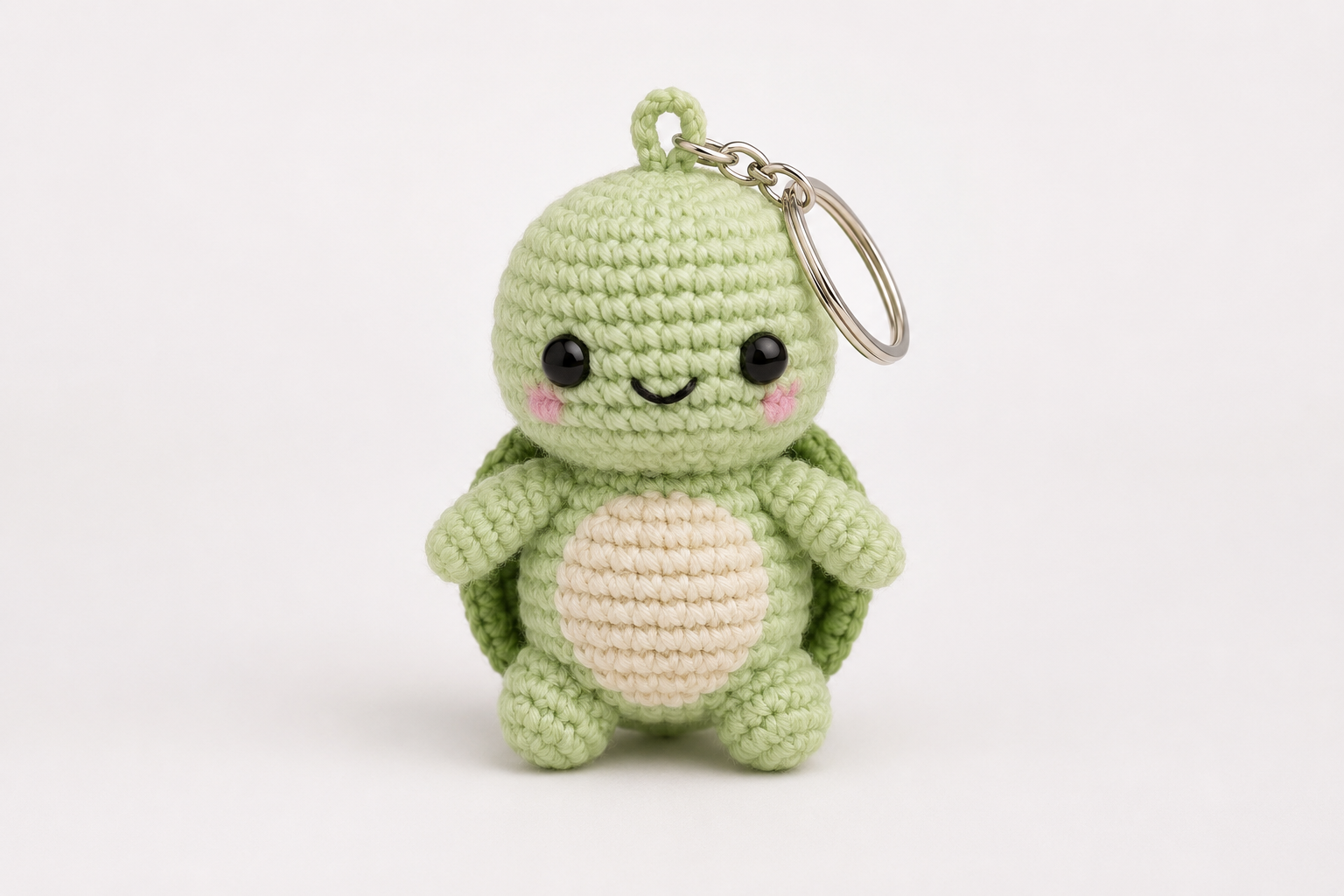 Cute Crochet Turtle Keyring Pattern PDF