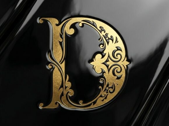 D Elegant Luxury Monogram Logo