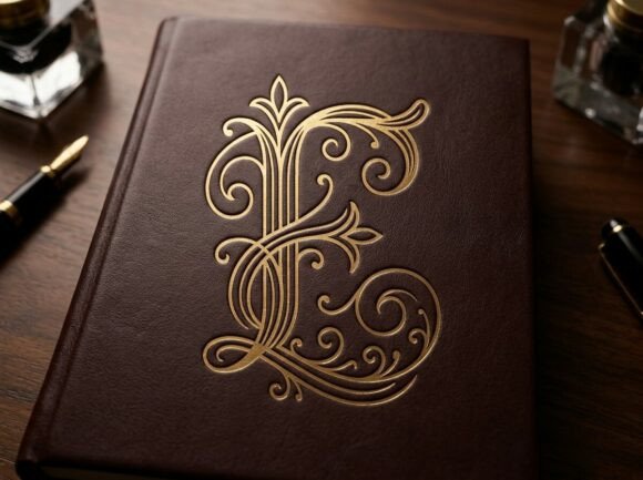 E Refined Classic Monogram Logo