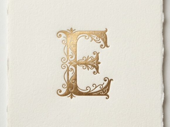 E Royal Luxury Monogram Logo