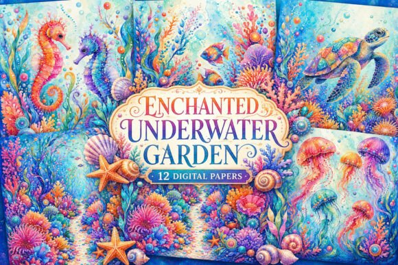 Enchanted Underwater Garden Papers