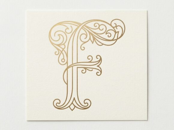 F Graceful Premium Monogram Logo