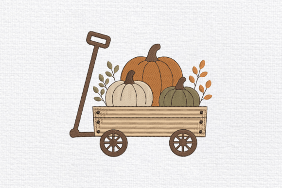 Fall Harvest Machine Embroidery Pattern