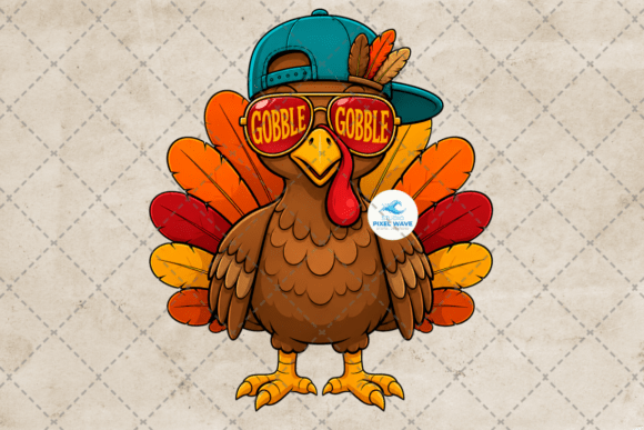 Funny Thanksgiving Turkey Gobble Png
