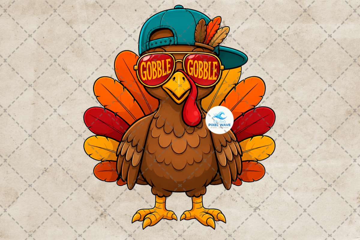 Funny Thanksgiving Turkey Gobble Png