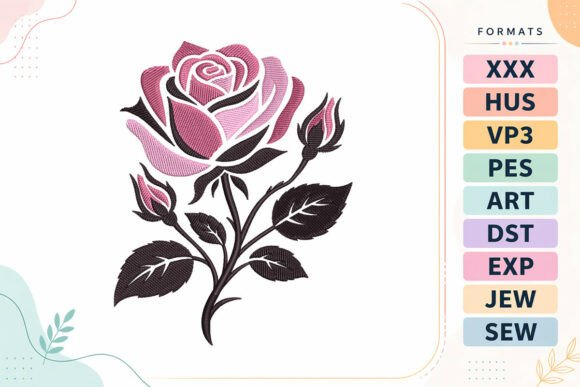 Gothic Rose Motif