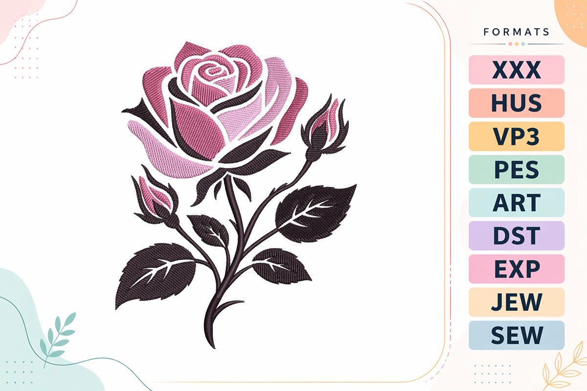 Gothic Rose Motif