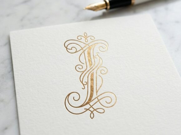 I Elegant Luxury Monogram Logo