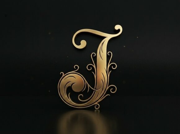 J Refined Classic Monogram Logo