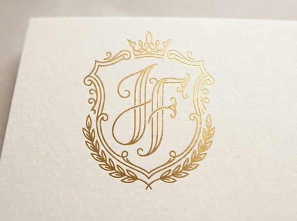 JF Royal Crest Monogram Logo