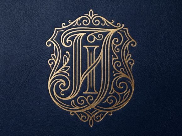 JI Graceful Luxury Monogram Logo