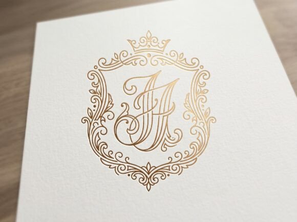 JJ Elegant Intertwined Monogram Logo