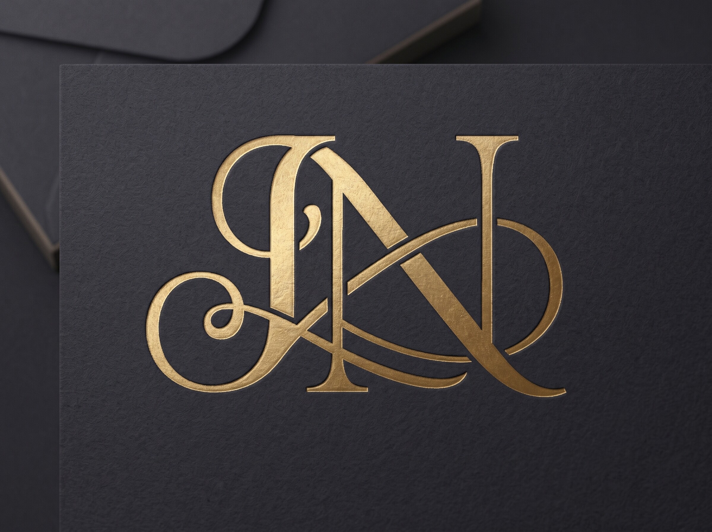 JN Elegant Intertwined Monogram Logo