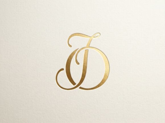 JO Refined Flourished Monogram Logo