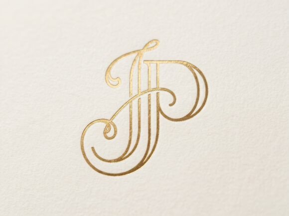 JP Elegant Intertwined Monogram Logo