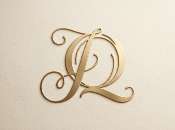 JQ Elegant Intertwined Monogram Logo