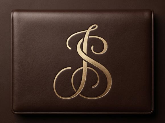 JS Elegant Intertwined Monogram Logo