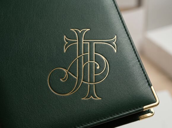 JT Elegant Interlocked Monogram Logo