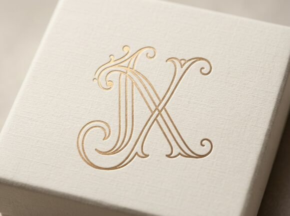 JX Refined Flourished Monogram Logo