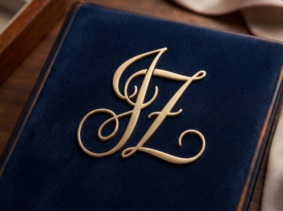 JZ Elegant Refined Monogram Logo