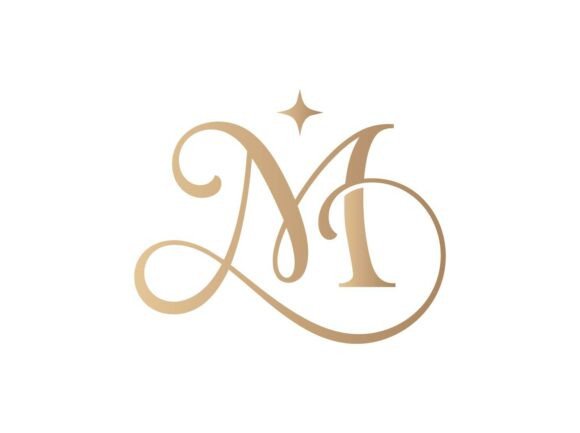 M Refined Luxury Monogram Logo