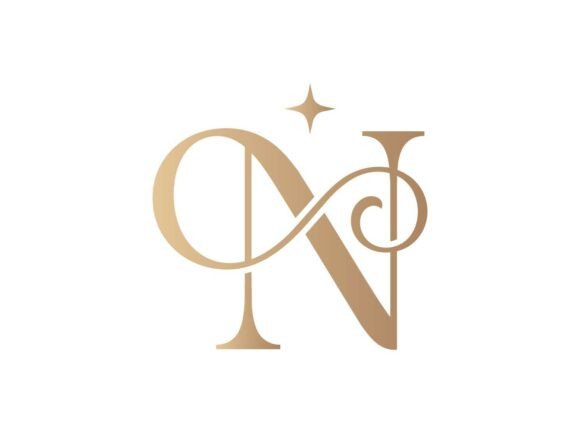 N Refined Luxury Monogram Logo