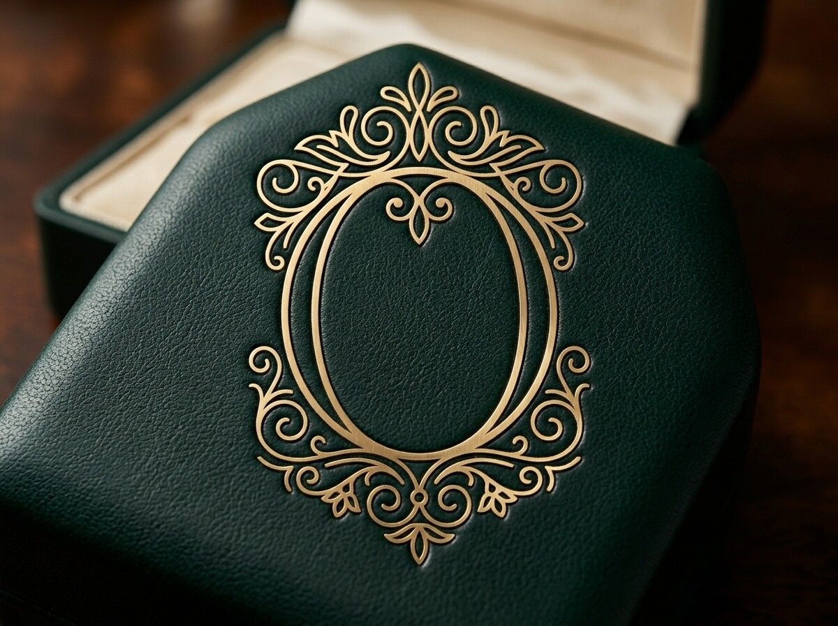 O Crown Wedding Monogram Logo