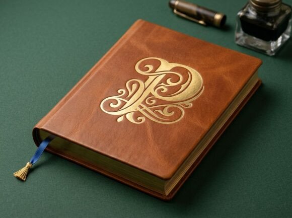 P Elegant Luxury Monogram Logo
