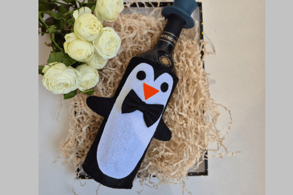 Penguin Wine Bottle Cover Pattern