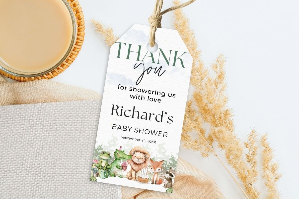 Printable Birthday Party Gift Tag 121