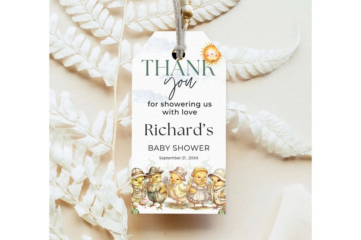 Printable Birthday Party Gift Tag 129