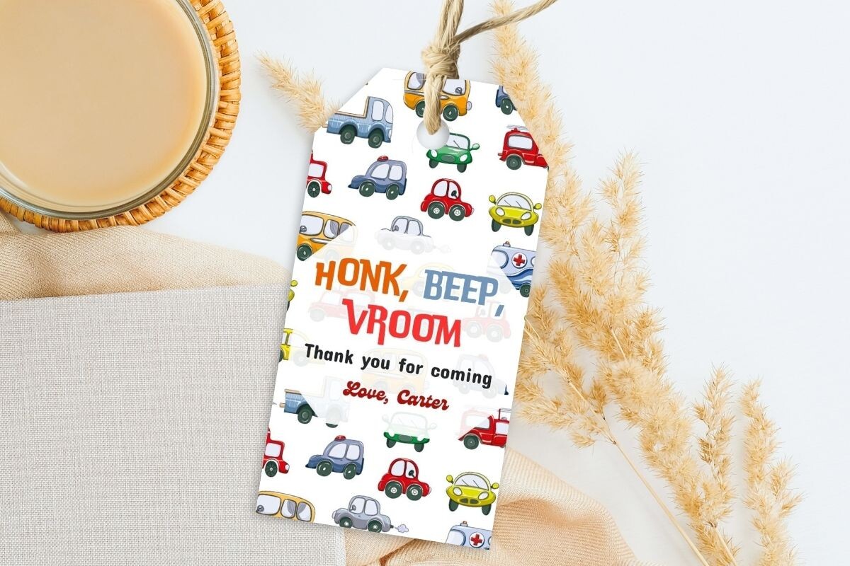 Printable Birthday Party Gift Tag 178