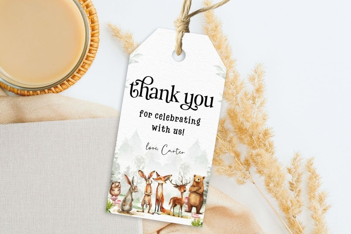 Printable Birthday Party Gift Tag 190