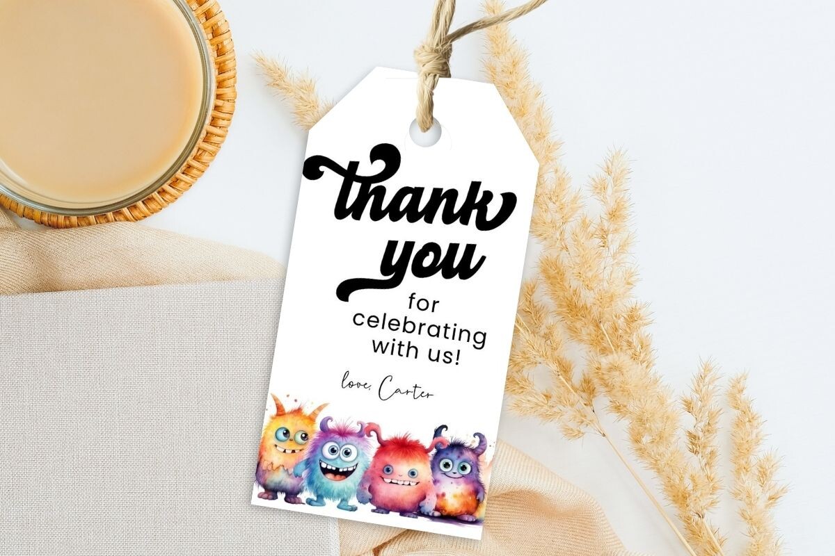 Printable Birthday Party Gift Tag 193