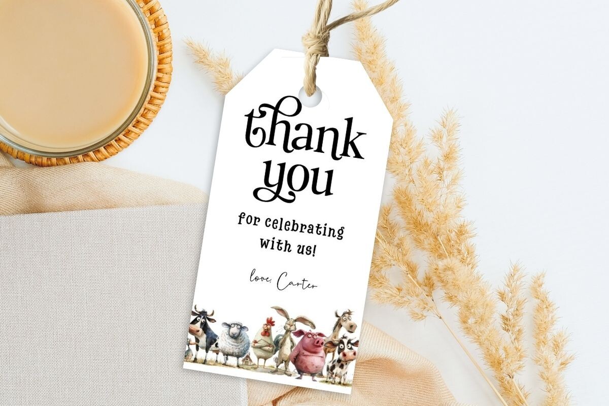 Printable Birthday Party Gift Tag 196