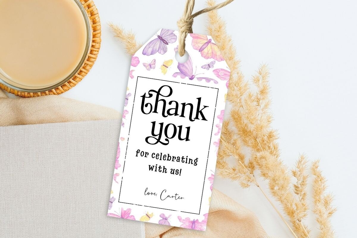 Printable Birthday Party Gift Tag 200