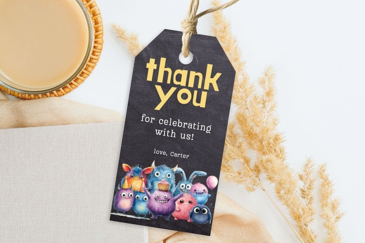 Printable Birthday Party Gift Tag 218