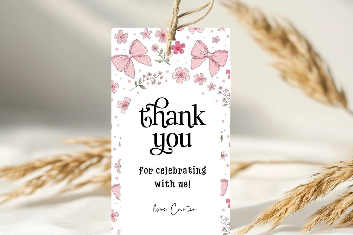 Printable Birthday Party Gift Tag 219