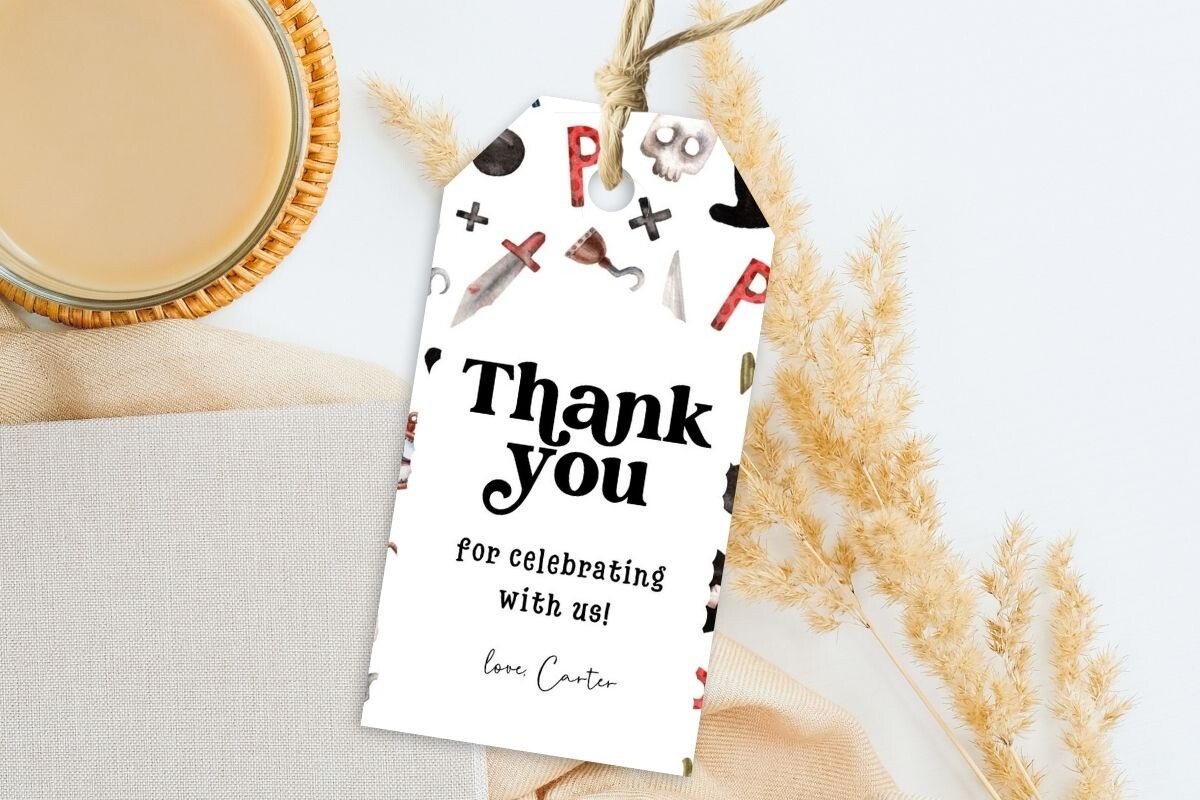Printable Birthday Party Gift Tag 221