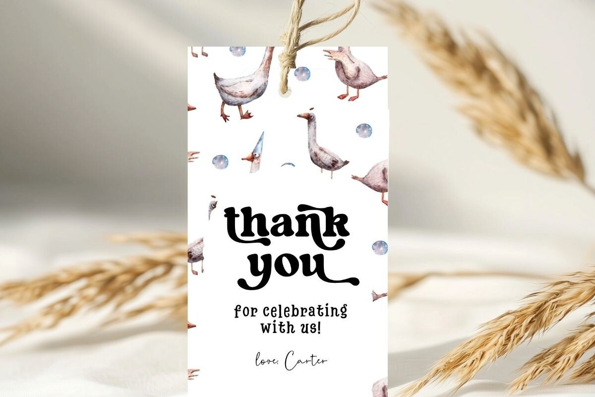 Printable Birthday Party Gift Tag 222
