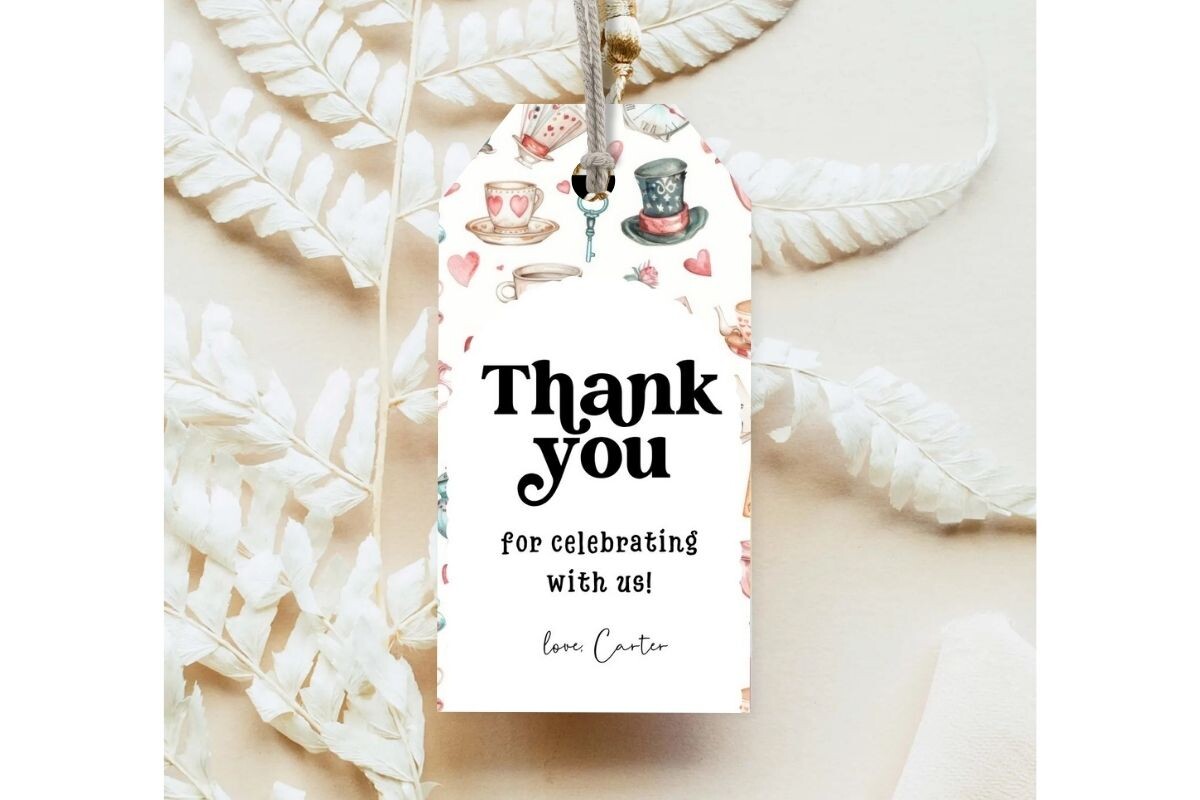 Printable Birthday Party Gift Tag 235