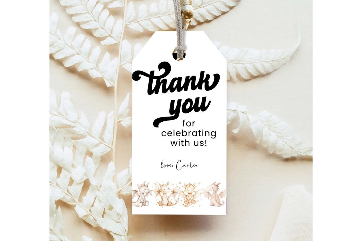 Printable Birthday Party Gift Tag 238