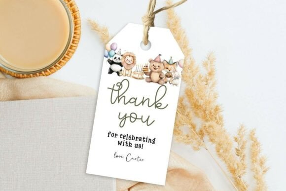 Printable Birthday Party Gift Tag 243