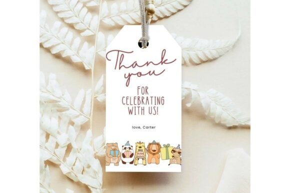 Printable Birthday Party Gift Tag 244