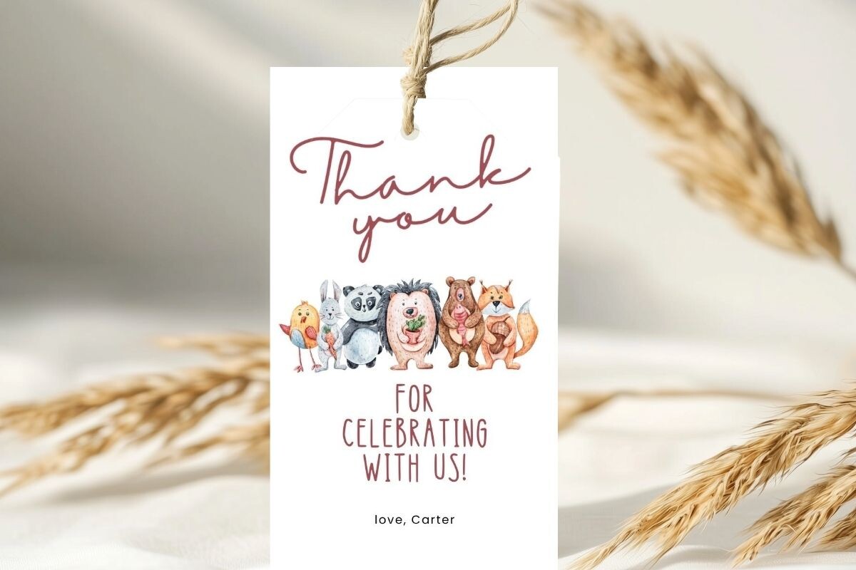 Printable Birthday Party Gift Tag 246