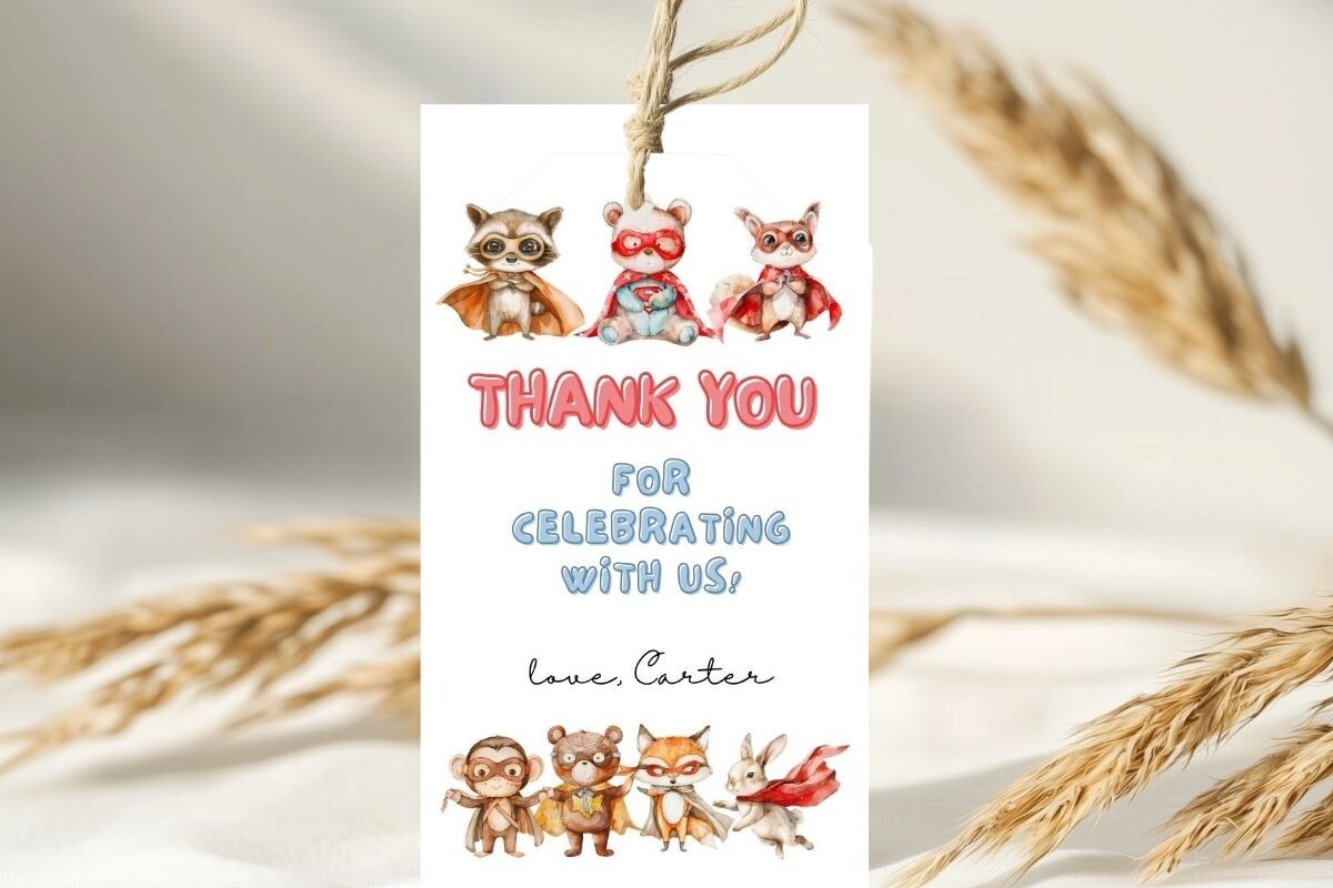 Printable Birthday Party Gift Tag 249
