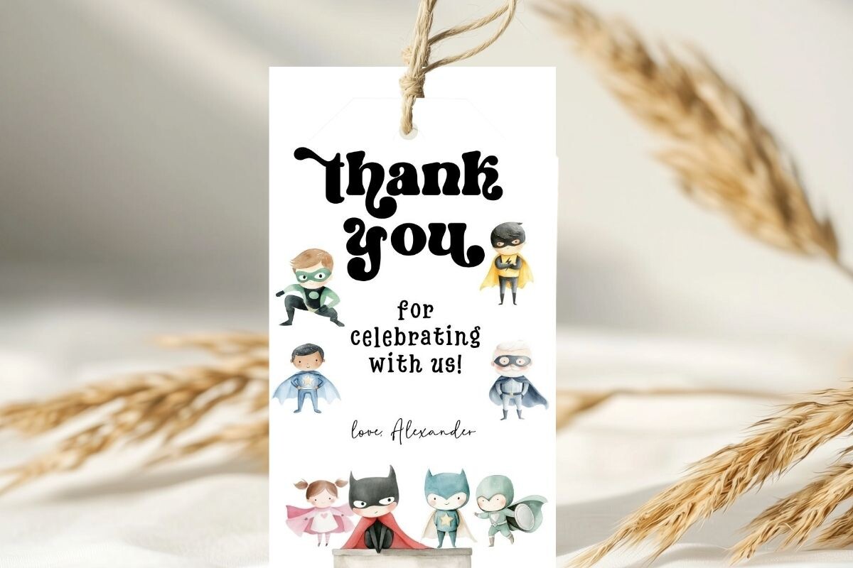 Printable Birthday Party Gift Tag 255