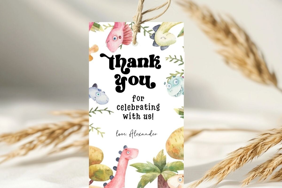 Printable Birthday Party Gift Tag 257