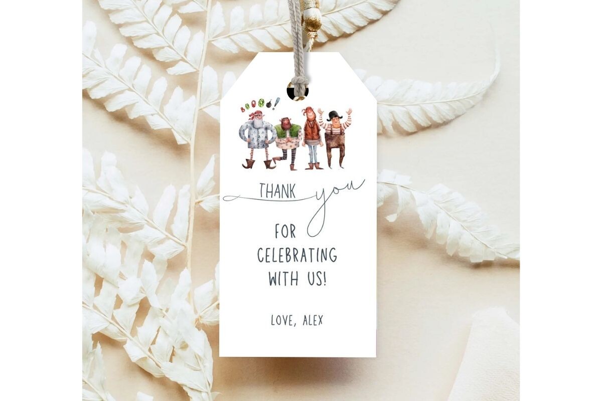 Printable Birthday Party Gift Tag 260