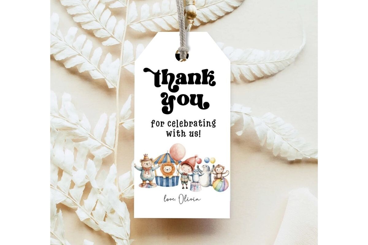 Printable Birthday Party Gift Tag 264